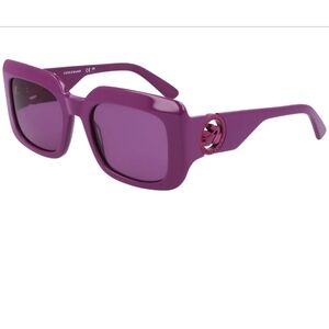 Longchamp Purple Designer Women's Sunglasses